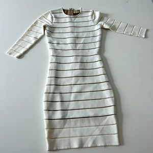 Torn by Ronny kobo fitted long sleeve dress like new